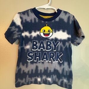 Baby Shark Tie-Dye Kids T-Shirt 4T